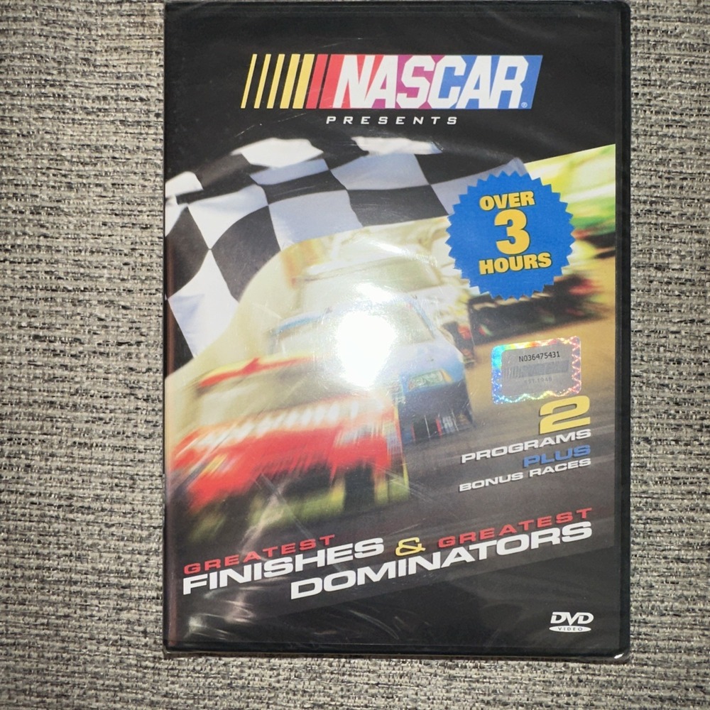 NASCAR PRESENTS - Greatest Finishes & Dominators DVD NEW/SEALED